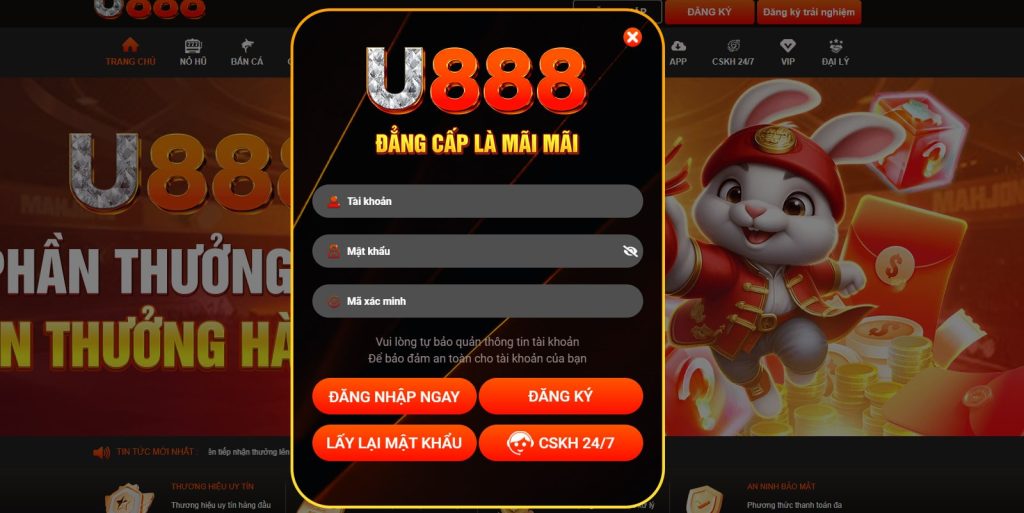 Một vài lưu ý nhỏ khi đăng ký U88